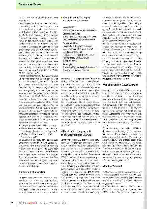 Vorschauseite 3: Literaturrecherche - Nein danke?