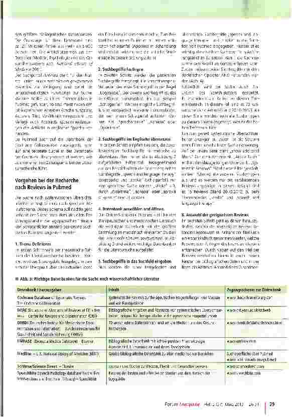 Vorschauseite 4: Literaturrecherche - Nein danke?