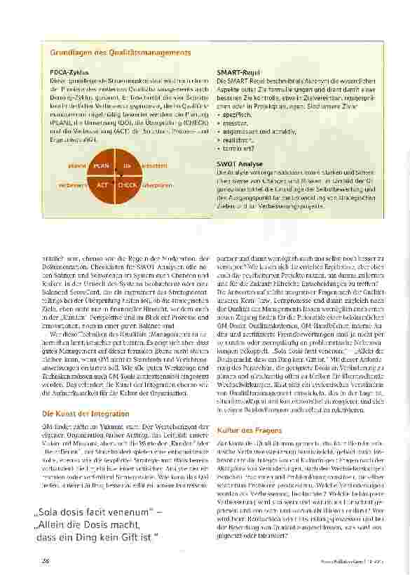 Vorschauseite 3: Die Kunst des Qualitätsmanagements