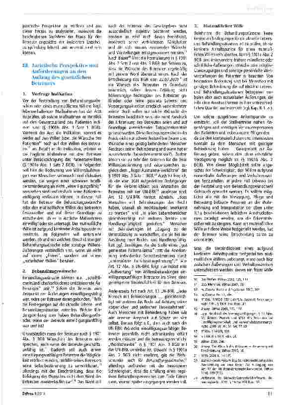 Vorschauseite 3: Behandlungswünsche und mutmaßlicher Wille von Menschen mit geistiger Behinderung - ethische, pflegewissenschaftliche und juristische Aspekte