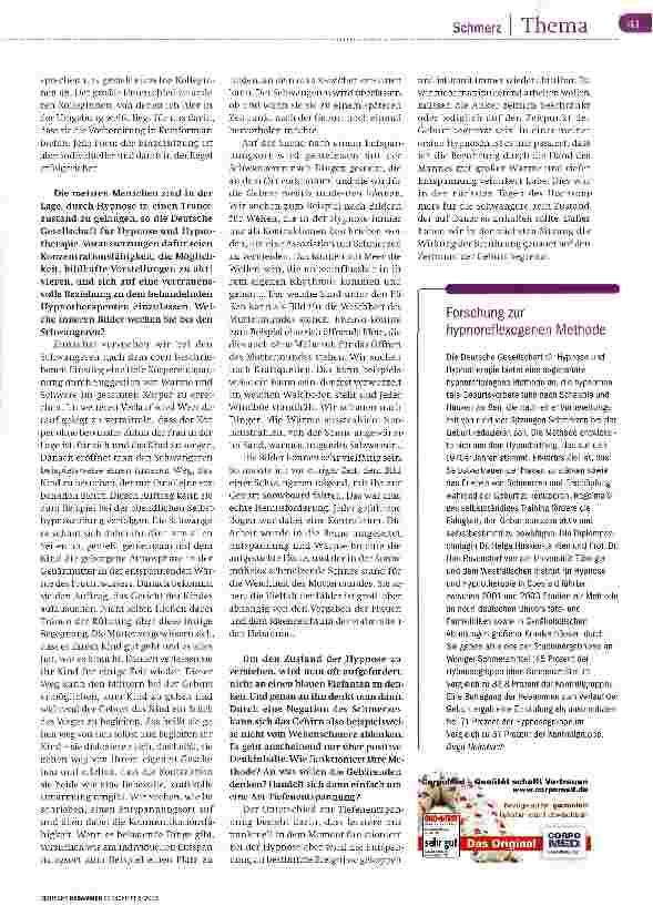 Vorschauseite 3: Hypnose in Hebammenhand