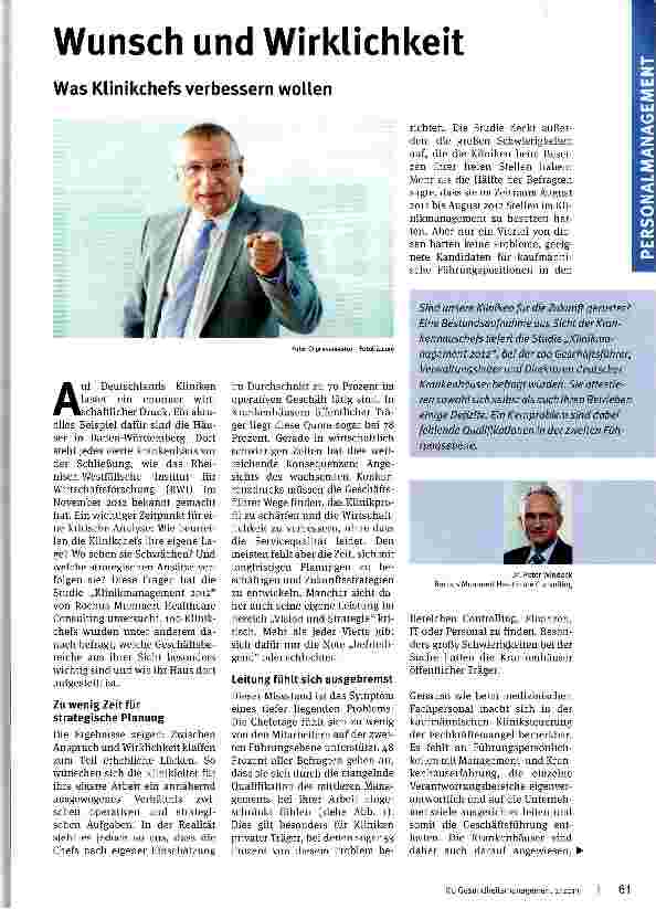 Vorschauseite 1: Wunsch und Wirklichkeit
