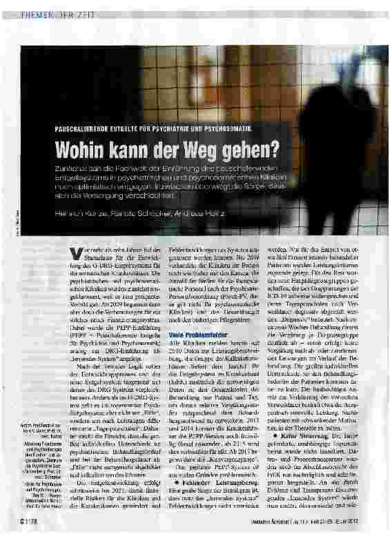 Vorschauseite 1: Wohin kann der Weg gehen?
