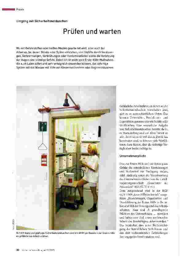 Vorschauseite 1: Prüfen und warten