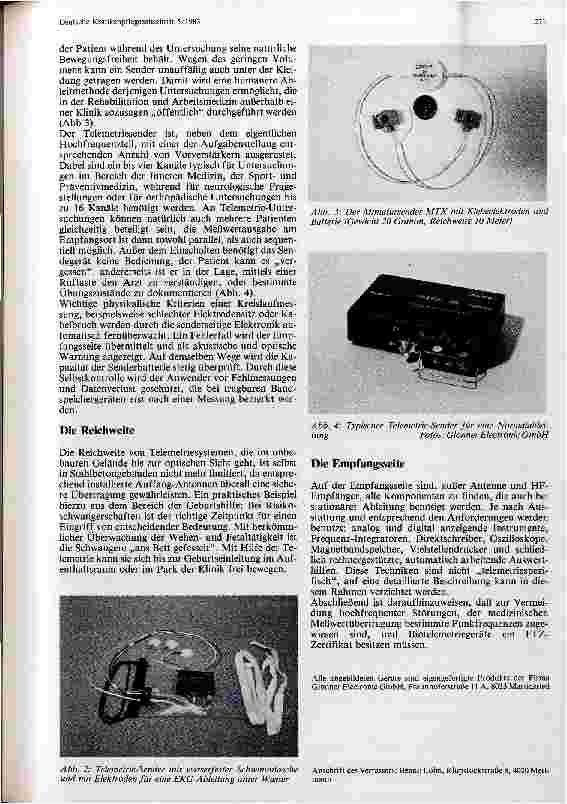 Vorschauseite 2: Bio-Telemetrie
