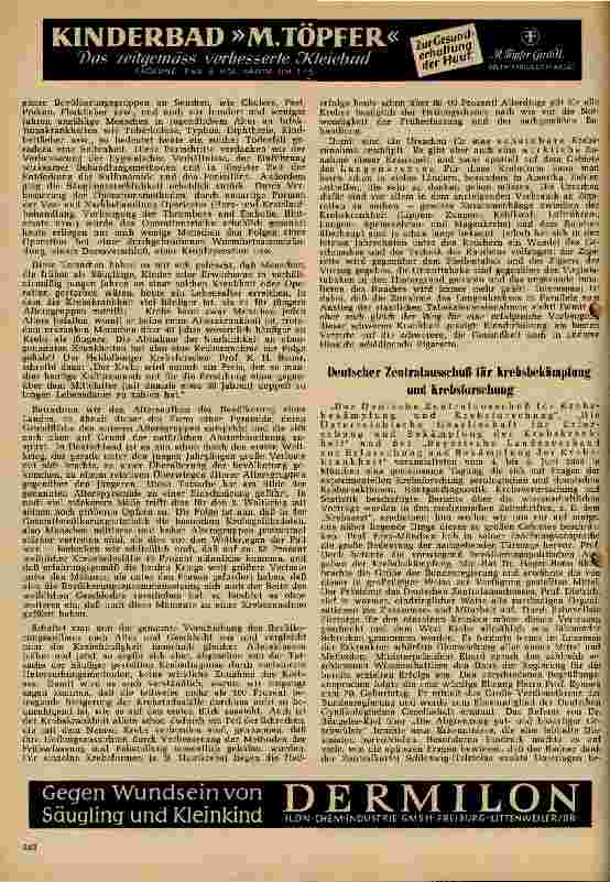 Vorschauseite 2: Nimmt die Krebskrankheit zu?