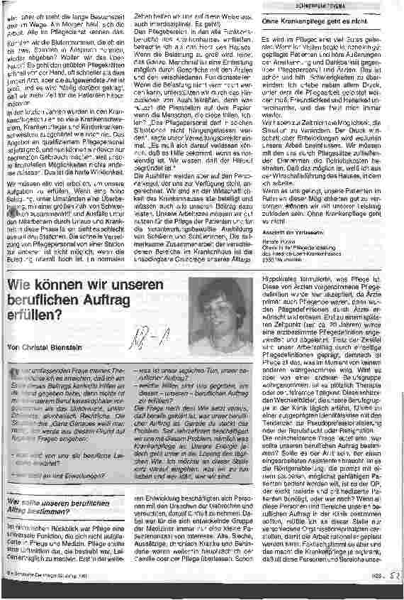 Vorschauseite 3: Krankenpflege unter dem Einfluß und Druck wirtschaftlicher Entwicklungen