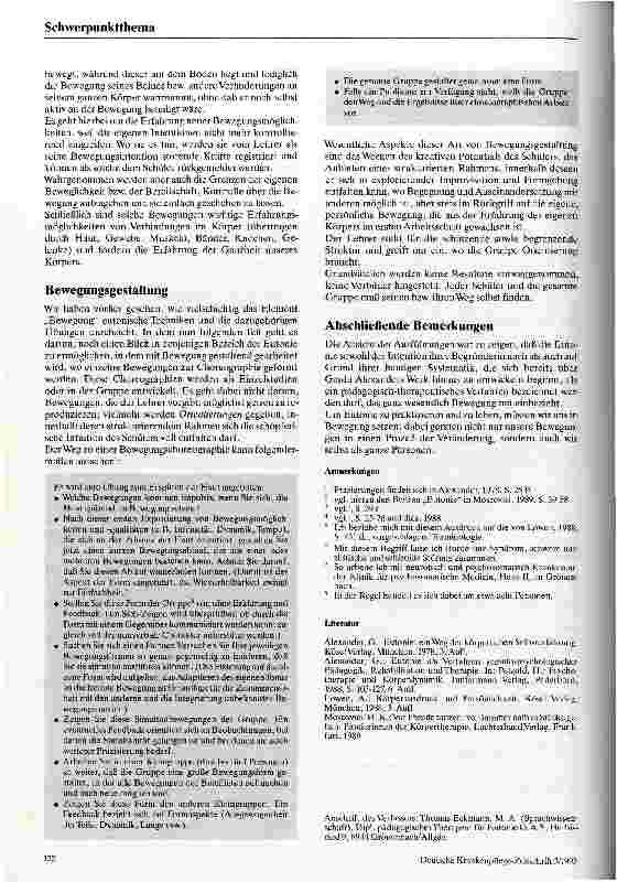 Vorschauseite 3: Eutonie und Bewegung