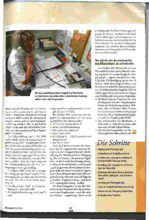 Vorschauseite 4: Gute Arbeit soll sich lohnen