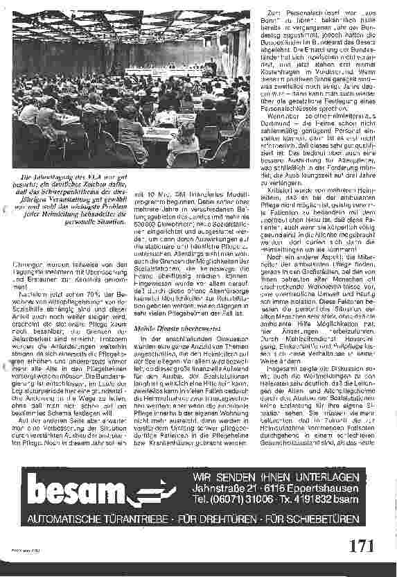 Vorschauseite 2: Die personelle Situation in der stationären Altenhilfe