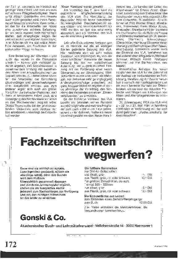 Vorschauseite 3: Die personelle Situation in der stationären Altenhilfe
