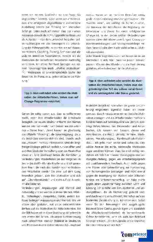 Vorschauseite 2: Wie (de)motiviert man seine Mitarbeitenden? 5 Tipps