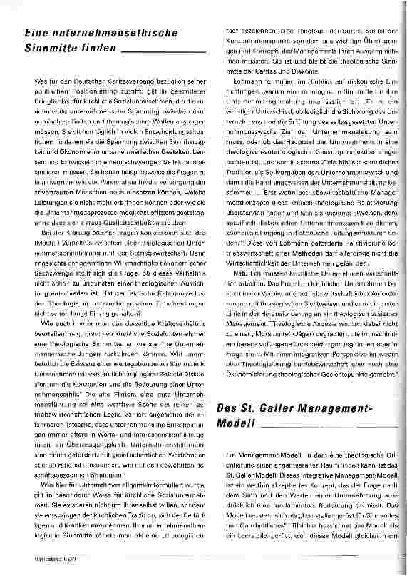 Vorschauseite 2: Barmherzig und marktorientiert Die Verbindung von ökonomischer Rationalität und theologischer Orientierung ist der Mehrwert kirchlicher Sozialunternehmen