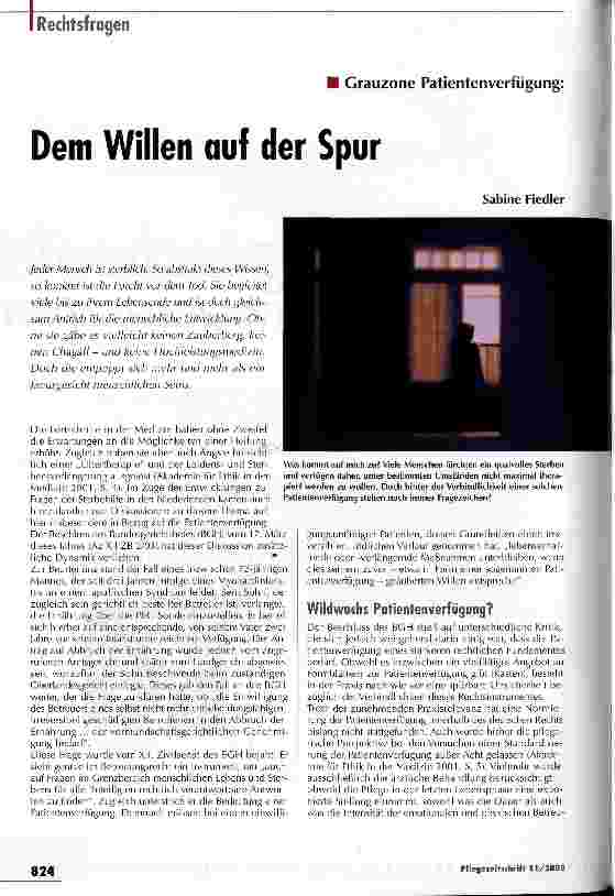 Vorschauseite 1: Dem Willen auf der Spur
