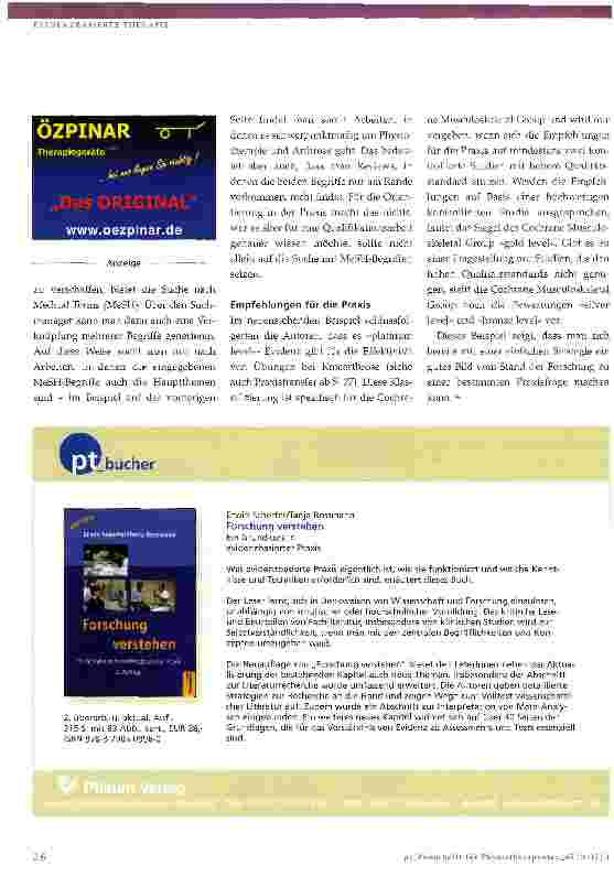 Vorschauseite 2: In der Cochrane Library recherchieren