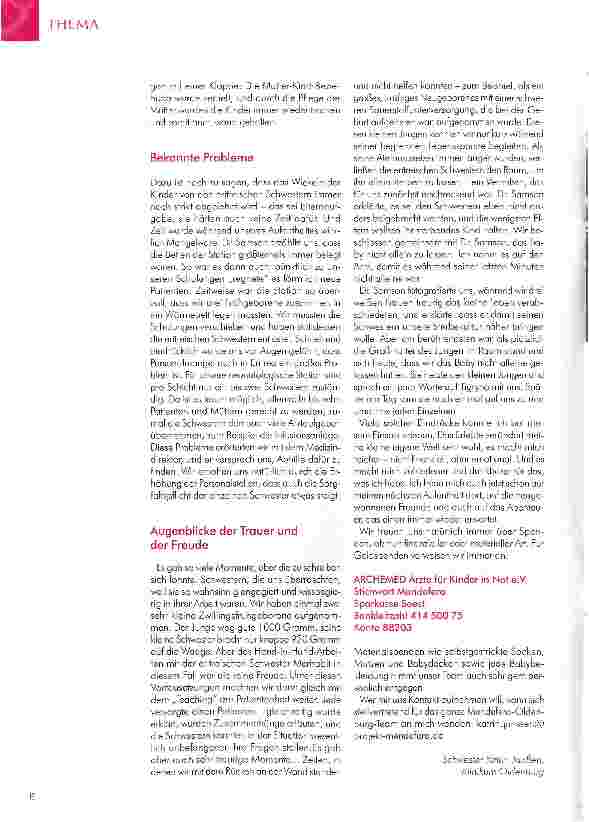 Vorschauseite 6: SCHWESTERNSCHAFT -IN ALLER WELT