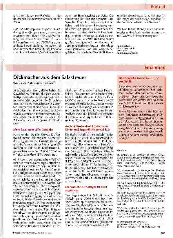 Vorschauseite 2: Cicely Saunders und die moderne Hospizbewegung