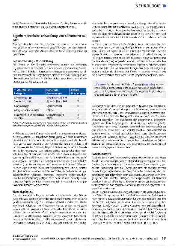 Vorschauseite 2: Moderne Ergotherapie und seltene Erkrankungen