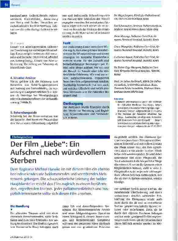 Vorschauseite 3: Management maligner Wunden in einem kenianischen Krankenhaus