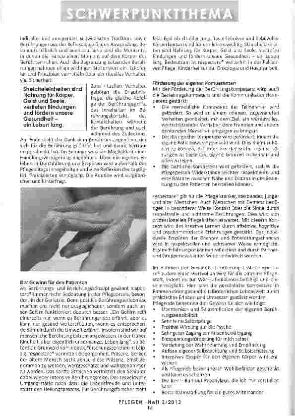 Vorschauseite 3: Achtsamkeitsschulung und Heilsame Berührungsrituale