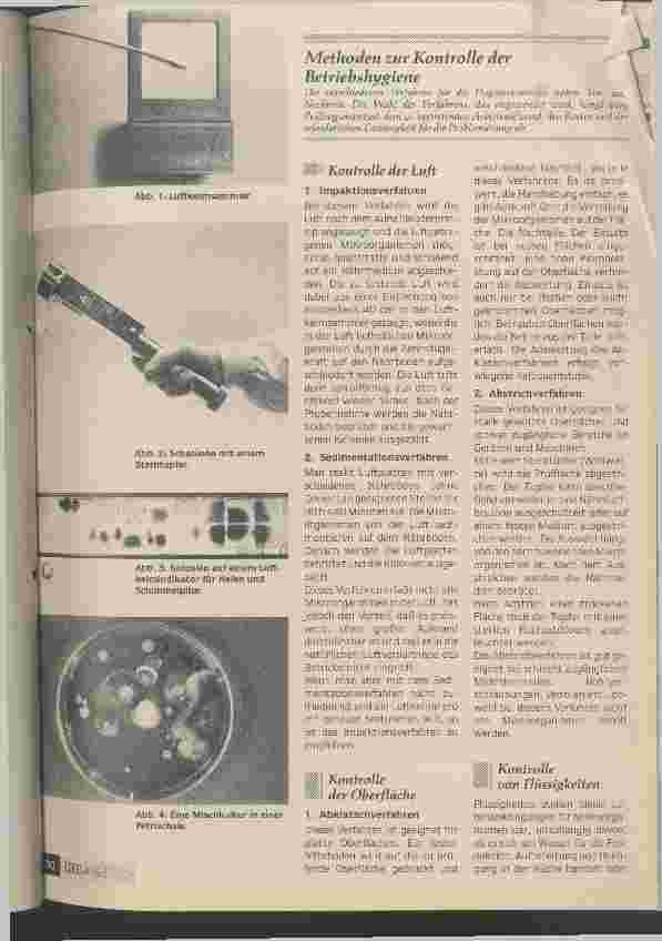 Vorschauseite 2: Hygieneprüfung in Küchen schützt Produkte und Mitarbeiter Gefährliche Mikroorganismen