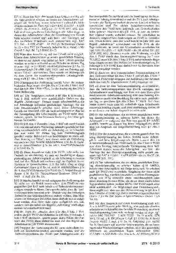 Vorschauseite 3: Öffentlicher Dienst - Urlaub - gesetzliche Feiertage ArbZG §§9, 10; BUrIG §3; EFZG §2; ZPO §253 Abs. 2, § 256 Abs. 1; TVöD §§ 6, 8, 26; BAT § 48