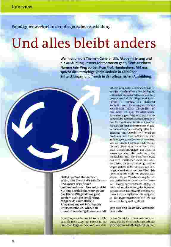 Vorschauseite 1: Und alles bleibt anders