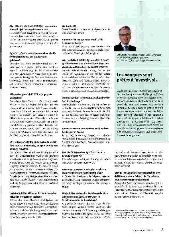 Vorschauseite 2: Investoren haben ein Interesse an der Gesundheitsbranche