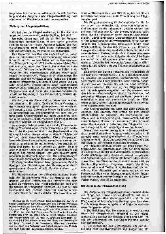 Vorschauseite 2: Zum Berufsbild der Pflegedienstleitung