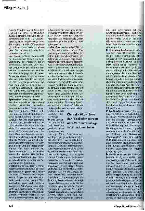Vorschauseite 3: Wissenstransfer in der Verbandsarbeit