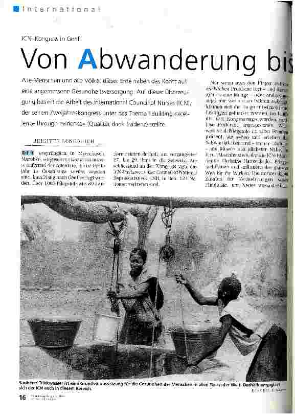 Vorschauseite 1: Von Abwanderung bis Zufriedenheit