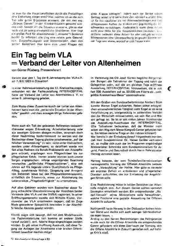 Vorschauseite 2: Worauf kommt es an bei der Zusammenarbeit von freiwilligen (ehrenamtlichen) und hauptamtlichen Mitarbeitern in der Altenarbeit?