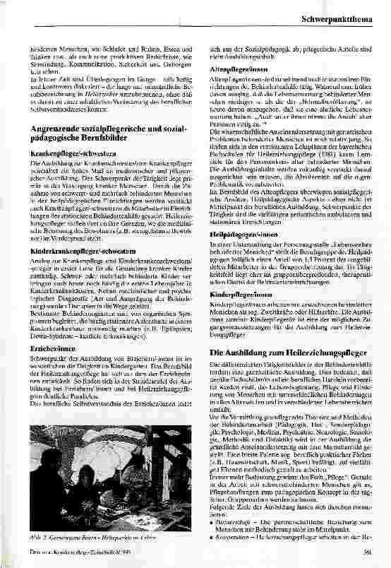 Vorschauseite 3: Heilerziehungspflege - Chancen und Grenzen im Tätigkeitsfeld Psychiatrie