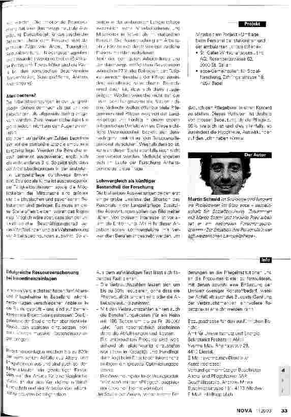 Vorschauseite 2: Wie attraktiv ist der Pflegeberuf?