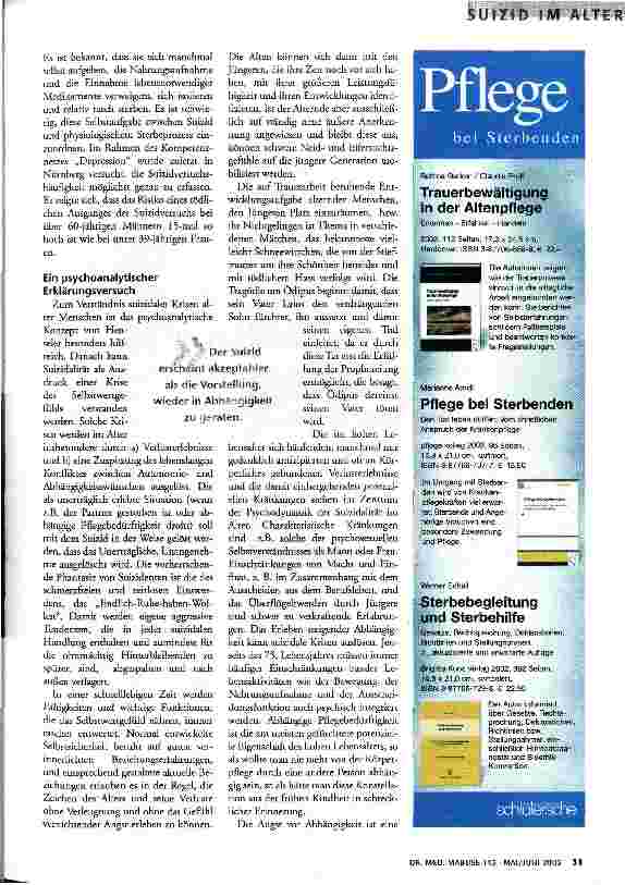 Vorschauseite 2: Freie Entscheidung oder Ausdruck seelischer Not?