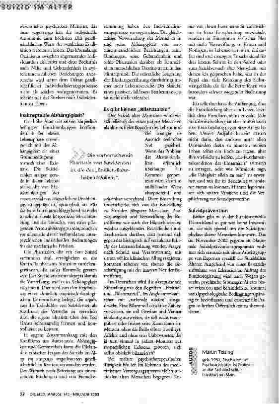 Vorschauseite 3: Freie Entscheidung oder Ausdruck seelischer Not?
