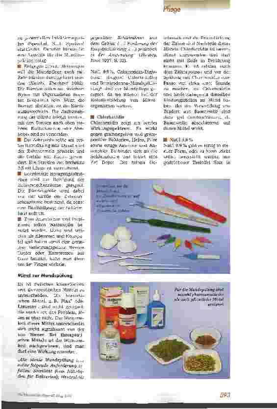 Vorschauseite 2: Mundpflege bei immunsupprimierten Patienten mit Zytostatikatherapie