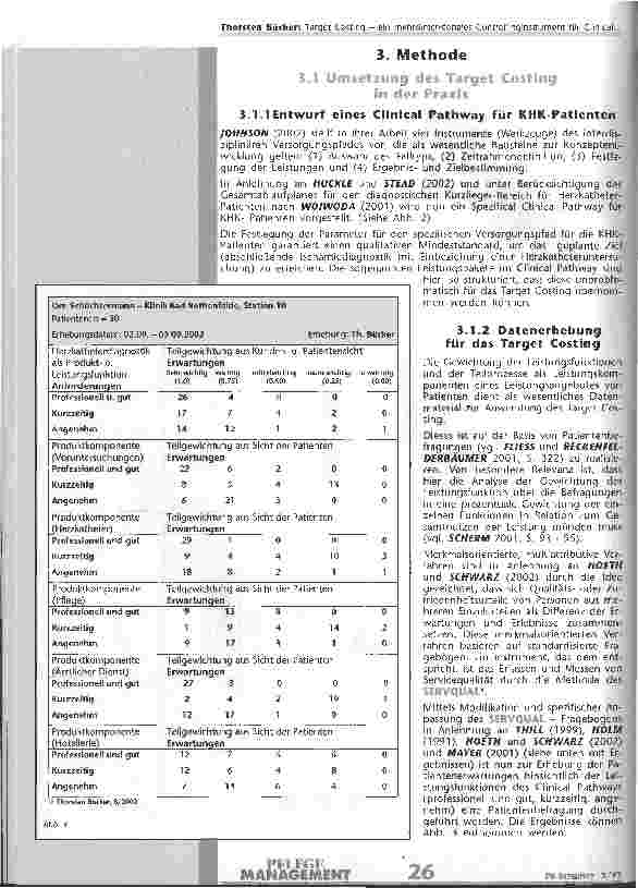 Vorschauseite 4: Target Costing - ein mehrdimensionales Controllinginstrument für Clinical Pathways