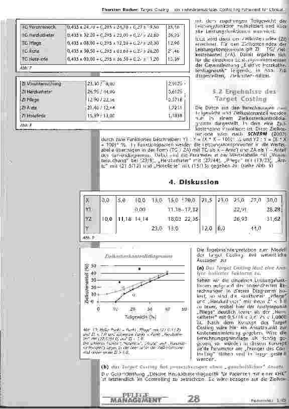 Vorschauseite 6: Target Costing - ein mehrdimensionales Controllinginstrument für Clinical Pathways