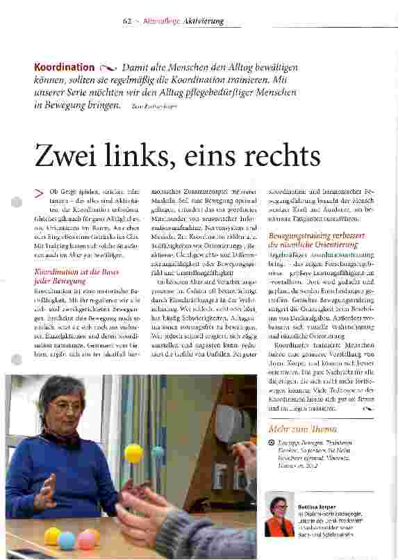 Vorschauseite 1: Zwei links, eins rechts