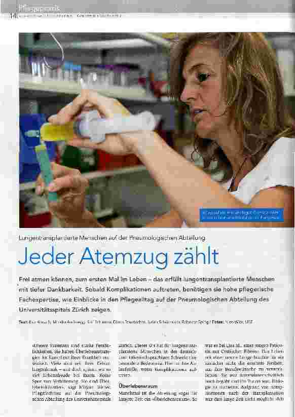 Vorschauseite 1: Jeder Atemzug zählt