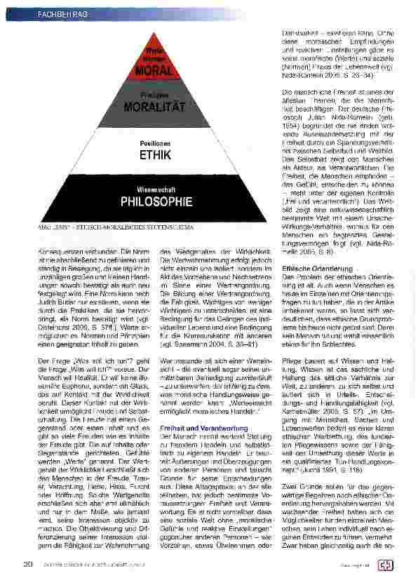 Vorschauseite 3: Ethische Orientierung zum Thema HIV/Aids im pflegerischen Handlungsfeld