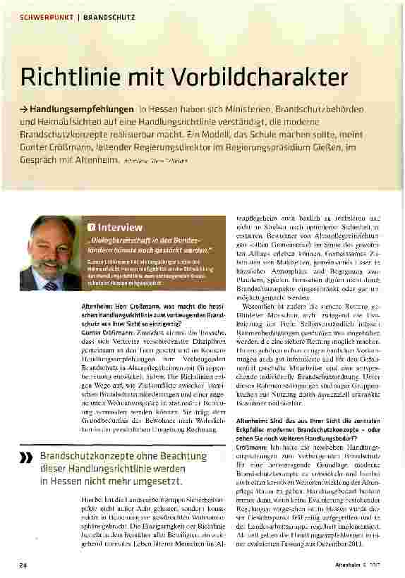 Vorschauseite 1: Richtlinie mit Vorbildcharakter