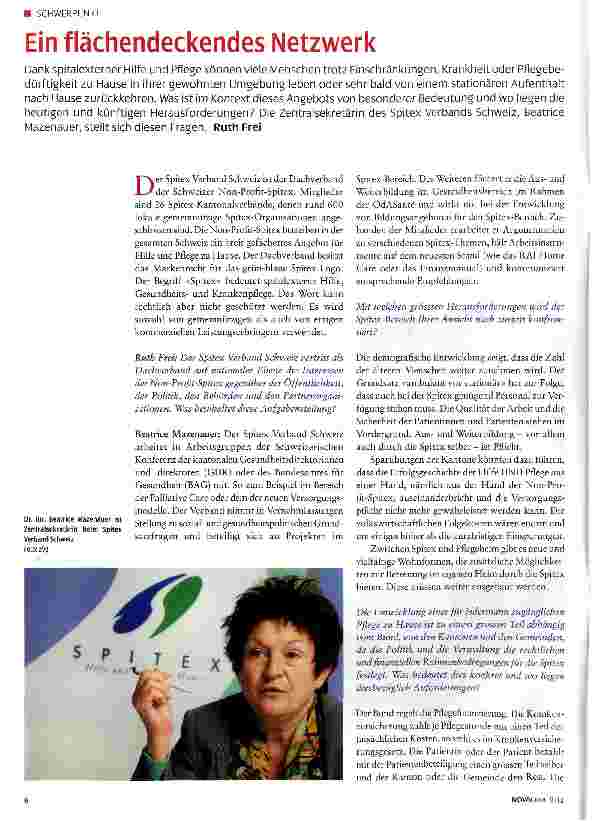 Vorschauseite 1: Ein flächendeckendes Netzwerk