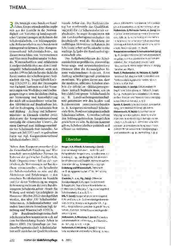 Vorschauseite 3: Offensive Schulsozialarbeit im Bildungsdiskurs