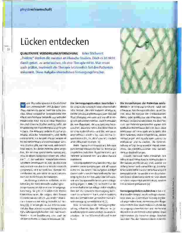 Vorschauseite 1: Lücken entdecken