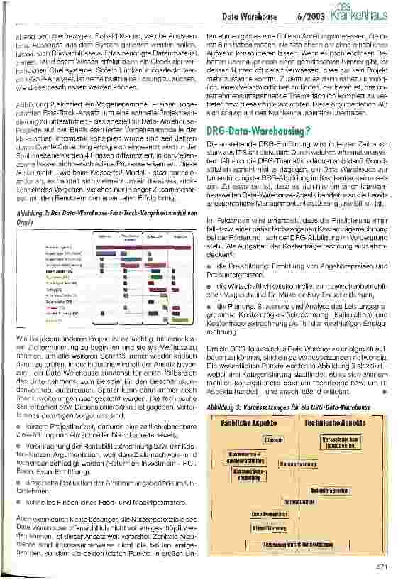 Vorschauseite 3: Entscheidungsunterstützende Informationssysteme im Krankenhaus Informationstechnologische Implikationen der DRG-Einführung