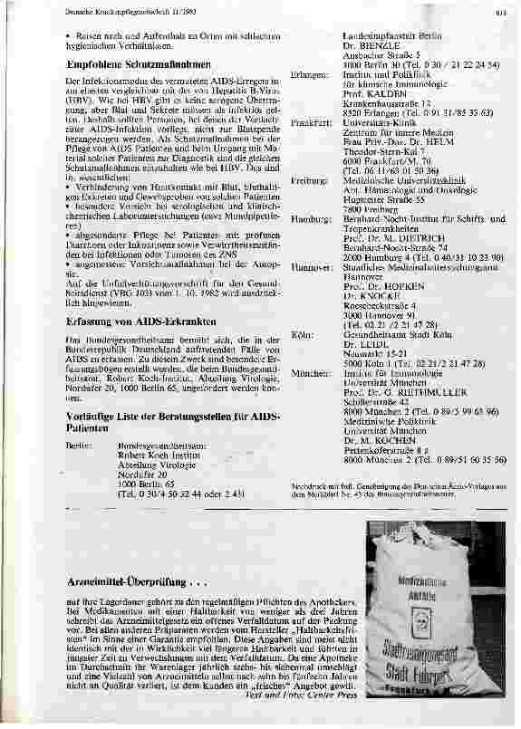 Vorschauseite 4: Der erworbene Immundefekt Syndrom AIDS