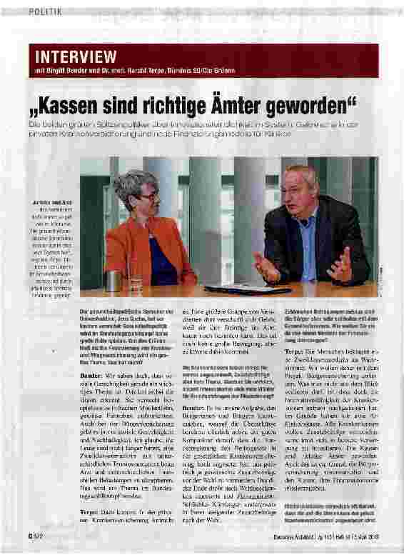 Vorschauseite 1: Kassen sind richtige Amter geworden