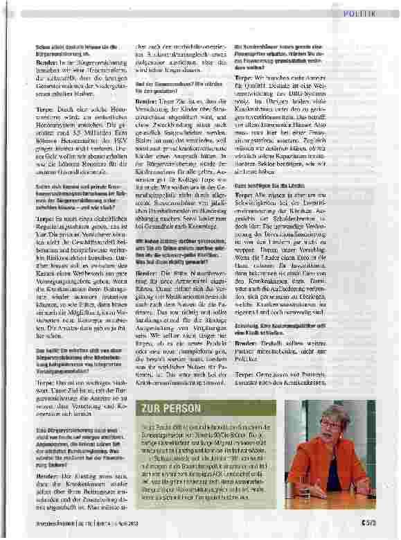 Vorschauseite 2: Kassen sind richtige Amter geworden